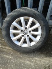 VW VOLKSWAGEN GOLF 15" INCH ALLOY WHEEL & TYRE 195/65/15