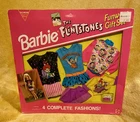 1993 Vintage BARBIE The FLINTSTONES Funwear Gift Set w/ 4 Complete Outfits NIB