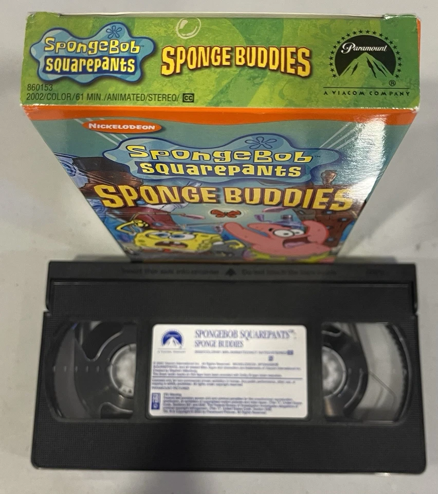 Spongebob Squarepants - Sponge Buddies (VHS, 2002) - Image 4 of 4