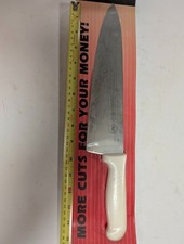 Mundial 5610-10 White Handled 10 Cook Chefs Knife Large New