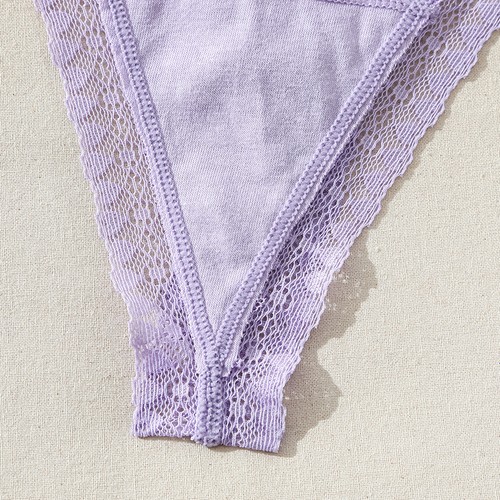 3er Pack Set Sexy Damen Spitzen Höschen Slips Unterwäsche Damen Sissy Dessous Tanga - Bild 9 von 13