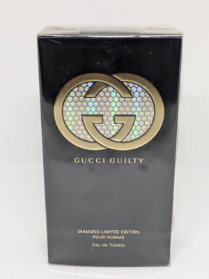 GUCCI GUILTY POUR HOMME EDT DIAMOND LIMITED EDITION 3.0o.z-90mL