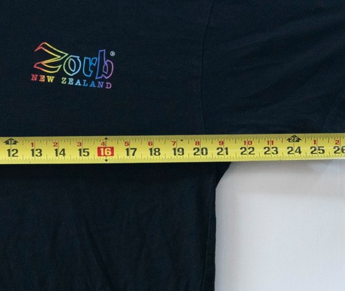 Camiseta Zorb - Nueva Zelanda I Came I Zorbed I Conquered Negra Talla XL - Imagen 5 de 6