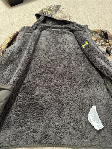 Under Armour Coldgear Storm Stealth Fleece Jacket Realtree Large - Picture 3 of 8