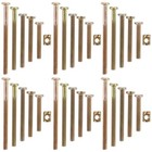 51 Pcs Schrauben Und Muttern Set Holzschrauben Klein Kleine Krippenhardware