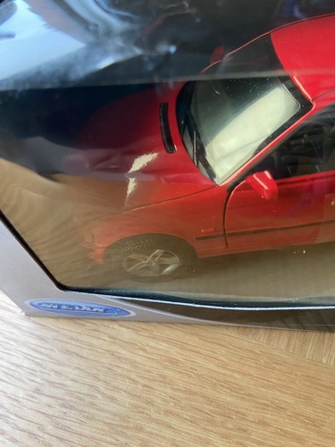 Welly 1/24 1998 BMW 328i rare red diecast vintage Boxed Never Out Of Box - Picture 13 of 14