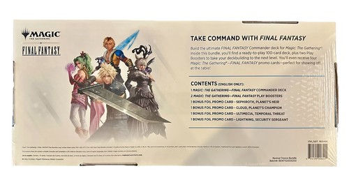 Magic The Gathering MTG FF Final Fantasy Commander Kit Costco SEALED - Picture 2 of 2