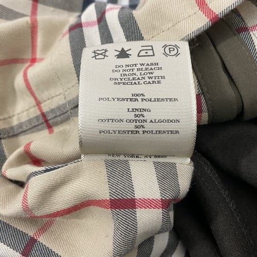 VTG Burberry London Lawrence Trench Coat Jacket Plaid Lining Mens 42 R - Picture 11 of 11