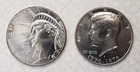 2026 D Liberty half Dollar, 1976 D Kennedy half dollar
