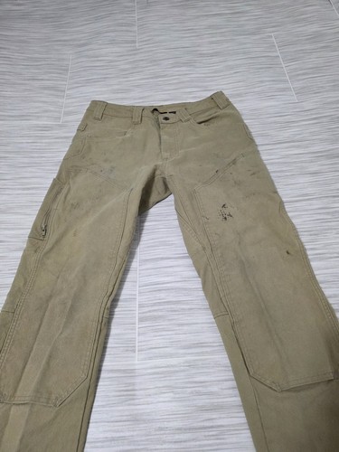 1620 Pants Double Knee Utility Beige Workwear Cordura Made In USA 34 X 32 M2209 - Picture 4 of 9