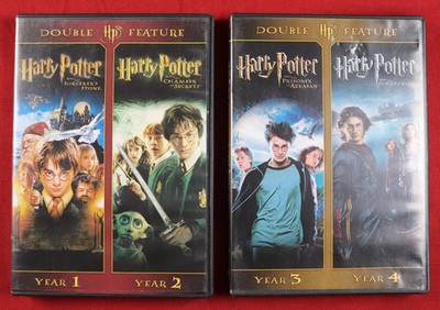 Harry Potter Double Feature (4 DVDs, 2011, Warner Bros.) - 4 Disc Set - G