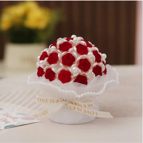 Handmade DIY Bouquet Material Package Creative Simulated Roses For Girlfriend - Picture 7 of 8