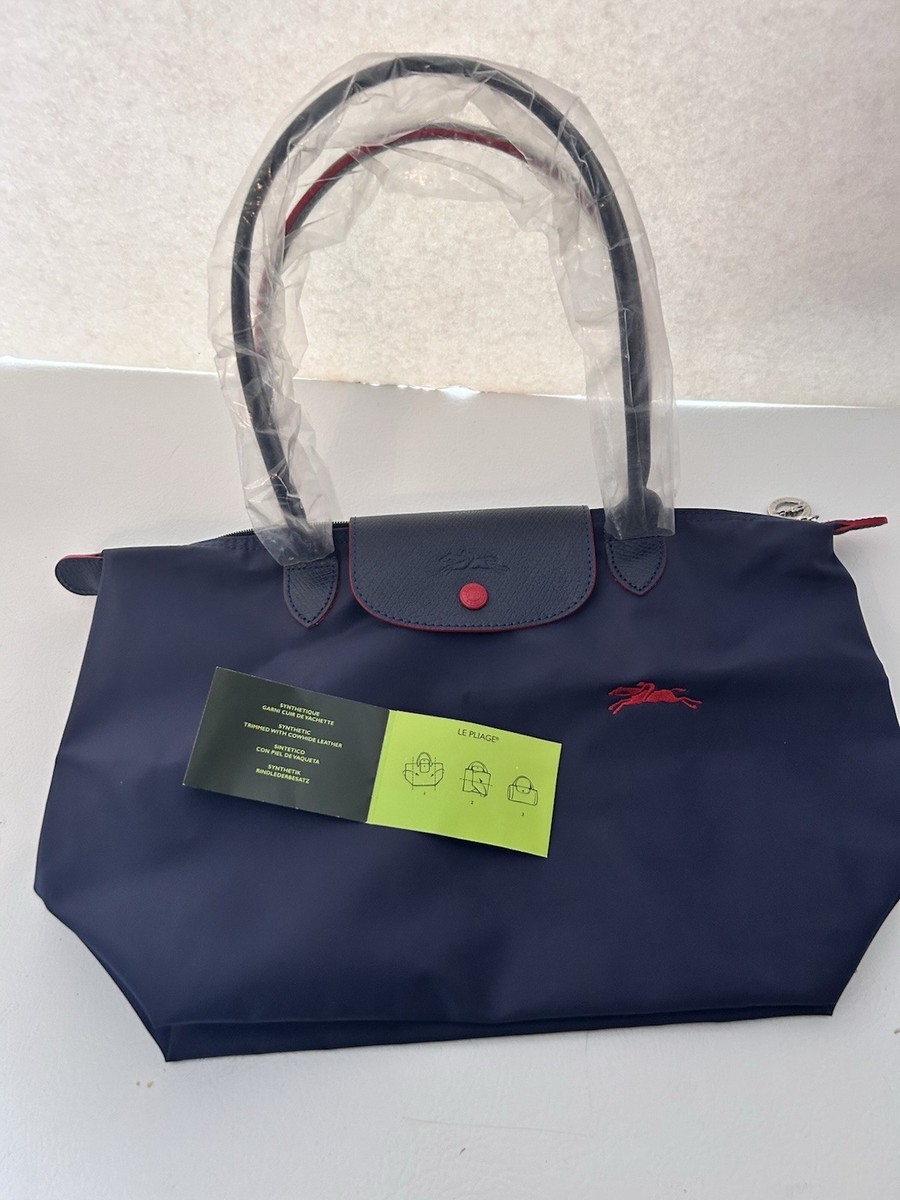 Longchamp-Le Pliage Club 1899 619 Nylon Tote Bag Navy Blue NWOT