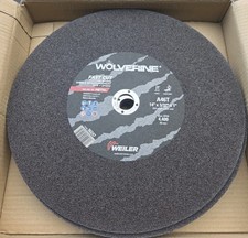 Weiler 56247 Wolverine® AO Type 1 Chop Saw Large Cutting Wheel, 14 in dia x 3/32