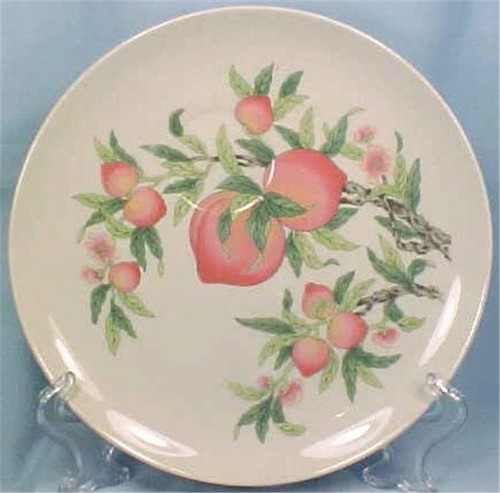 Mandarin Luncheon Plate Dolphin China Cup Holder Oranges Green Leaves - Picture 1 of 2