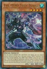 Yugioh! Evil HERO Toxic Bubble - SUDA-EN001 - Ultra Rare - 1st Edition Near Mint
