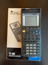 Texas Instruments TI-80 Graphing Calculator and  Guidebook