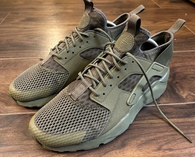 Nike Air Huarache Run Ultra Triple Olive 2015 Turnschuhe Uk Größe 10