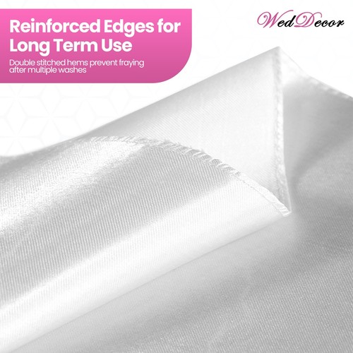Satin Chair Sashes for Wedding Wider Fuller Bows Sash Banquet Event Decor Party - Picture 137 of 301