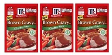 McCormick Gluten Free Brown Gravy Mix 3 Packet Pack