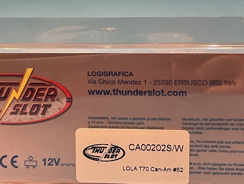 Thunderslot Lola T70 Laguna Seca - Peter Revson 1967- BNIB - Picture 8 of 8