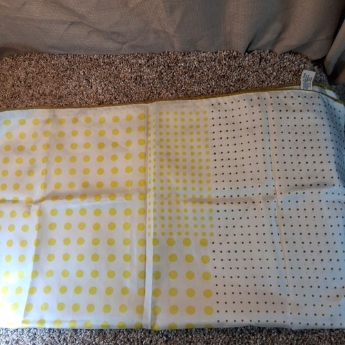 Vera Neumann Scarf Vintage Square Yellow Gold Polka Dots Japan 26" - Picture 6 of 7