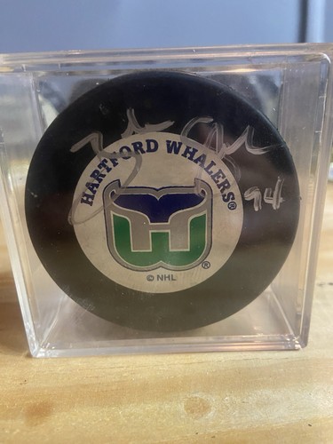 Brendan Shanahan Signed Hartford Whalers Puck - Picture 1 of 2