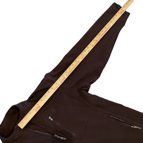 Ariat Logo 2.0 Patriot Softshell wasserabweisende Jacke braun Herren Small USA Flagge - Bild 12 von 19