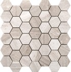 Emser Tile M05METR1212M2H Marble - 12" x 12" Hexagon Wall Tile -