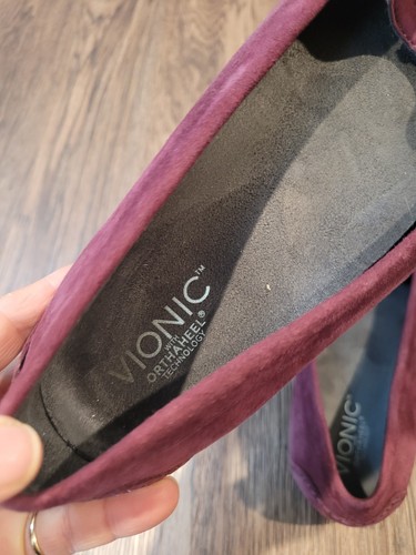 Vionic Chill Athens 356 pflaume Halbschuhe Damenschuhe Größe 10 - Bild 5 von 7