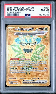 Teal Mask Ogerpon ex 221/167 Sv06: Twilight Masquerade Holo for