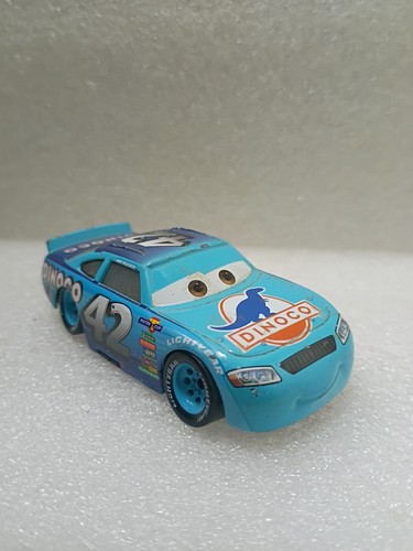 Mattel Disney Pixar Toy Story 3 Lightning McQueen Dinoco Blue 3¼ Inch  - Picture 2 of 3