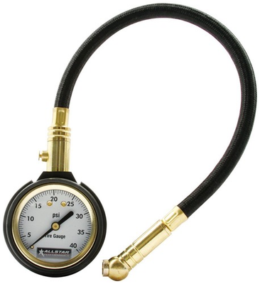 #ad Allstar Performance ALL44077 2quot; Face 12quot; Hose 0 40 PSI Range Tire Pressure Ga... $29.14