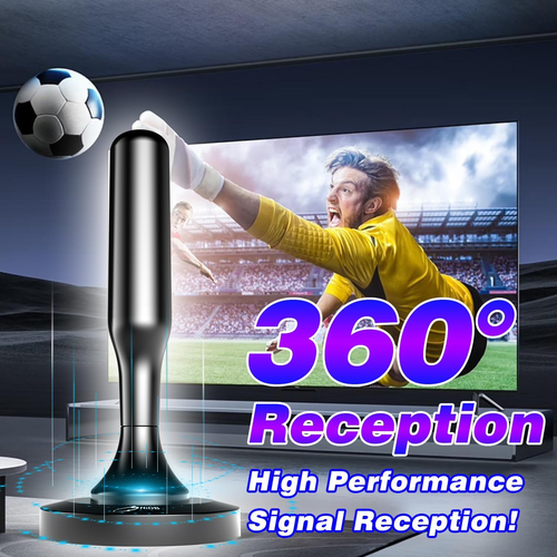 Antena de TV HIDB para Smart TV Interior, Digital Interior Antenas HD con Fuerte Magn - Imagen 5 de 12