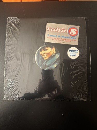 Robin S – I Want To Thank You - 12" Single Limited Edition - Clear Vinyl 12" NM - Picture 1 of 5