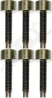 APDTY 163302 Turbo To Exhaust Manifold Mounting Bolt Set; 3.5L (Pack Of 6)