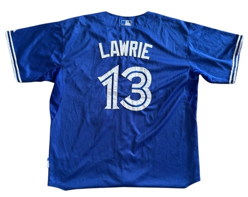 Toronto Blue Jays Brett Lawrie Jersey Majestic MLB Baseball Shirt Size 52 - Picture 2 of 6