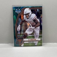 2024 Bowman University Chrome - CJ Baxter #42 Teal Lava Refractor (RC)