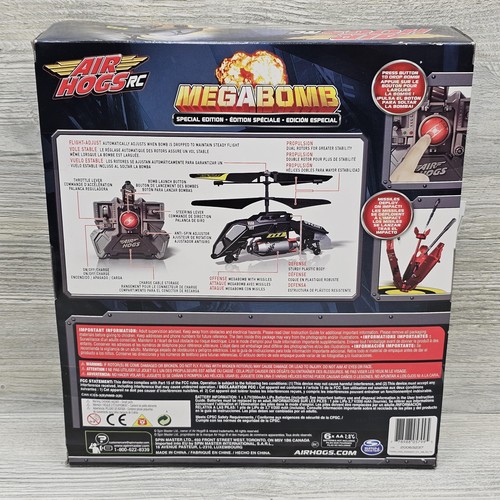 Air Hogs RC Megabomb Special Edition Helicopter Walmart Exclusive New in Box - Picture 11 of 17