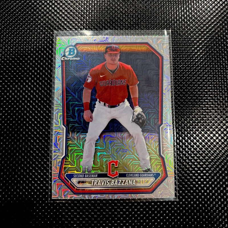 2026 Bowman Chrome Travis Bazzana #BCP-35 Mojo Refractor Cleveland Guardians