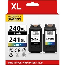 PG-240XL CL-241XL Ink Cartridges for Canon 240 241 Ink Combo PIXMA MG3600 MG3620