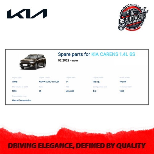 Genuine Kia Sealing Cap for Carnival 2020-2024 Seltos 2019-2023 15734-30000 - Picture 5 of 5