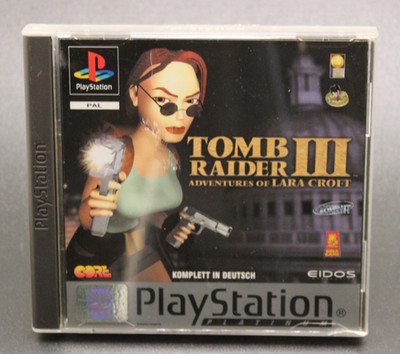 Playstation - Tomb Raider III -  Platinum  -  Vollständig