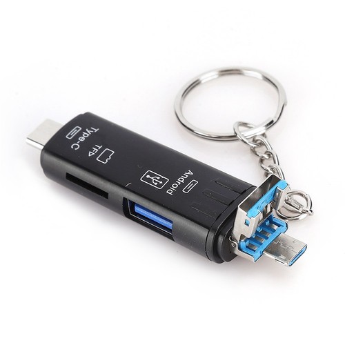 5 In 1 Type C Otg Usb2.0 Multi Function Card Reader Memory Card Micro Memo AM - Afbeelding 9 van 14