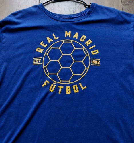 Adidas - Real Madrid Futbol - Blue Shirt Men's Size XL - Picture 2 of 10