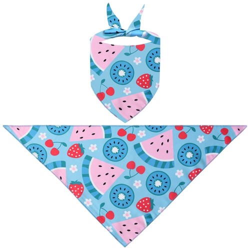 Cotton Dog Scarf Washable Cat Bibs Cute Pet Bandana Pet Supplies - Picture 21 of 22