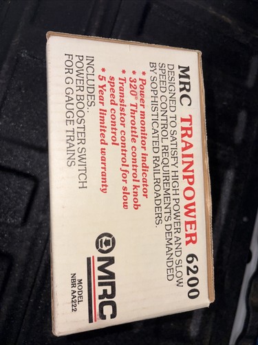 MRC 6200 Trainpower Power Pack w/ Orig Box used train set transformer - Picture 8 of 9