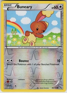 Pokemon Buneary 84/106 XY - Flashfire Reverse Holo card