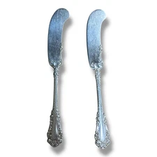Silver Plate Butter Knife Spreaders 1847 Rogers Bros Lot Of 2 AI