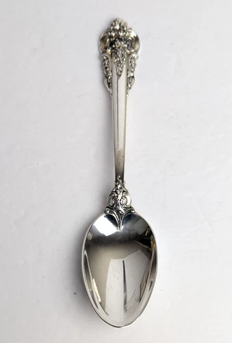 Sterling Silver GRANDE BAROQUE by Wallace OVAL SOUP Place Spoon  7" Multiples